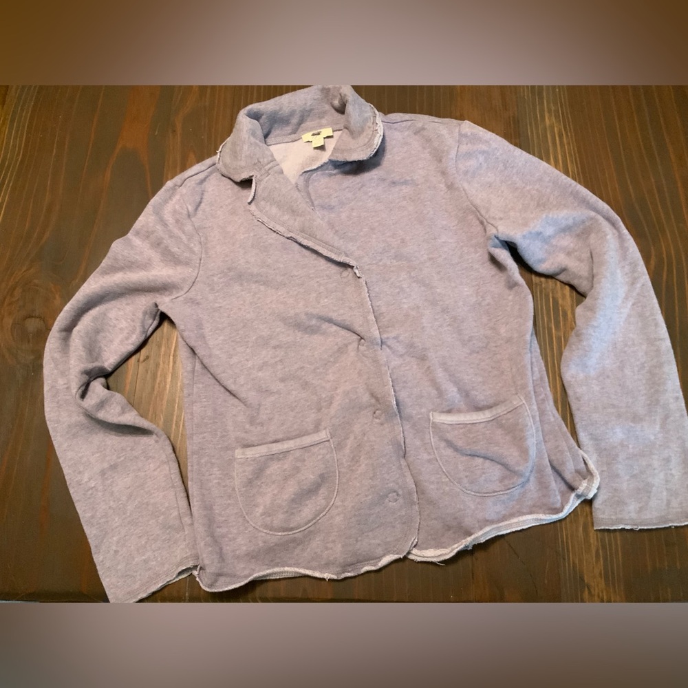 Casual Lavender  Button-Up Jacket